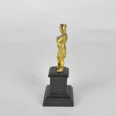 Gilded Bronze Sculpture of Napoleon Bonaparte Standing, 19th Century-SYQ-1739086