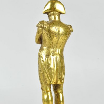 Gilded Bronze Sculpture of Napoleon Bonaparte Standing, 19th Century-SYQ-1739086