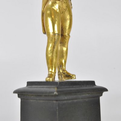 Gilded Bronze Sculpture of Napoleon Bonaparte Standing, 19th Century-SYQ-1739086