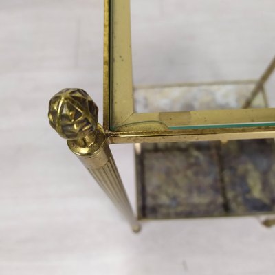 Gilded Bronze Side Table, 1950s-EAD-1781984