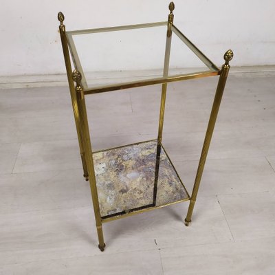 Gilded Bronze Side Table, 1950s-EAD-1781984