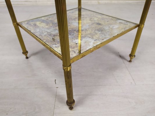 Gilded Bronze Side Table, 1950s-EAD-1781984