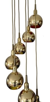 Gilded Cascade Pendant Light from Staff, 1970s-GUT-2033805