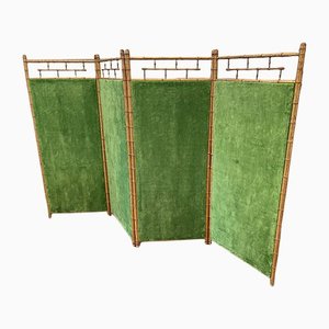 Gilded Faux Bamboo Screen by Madeleine Castaing-RJQ-1185203