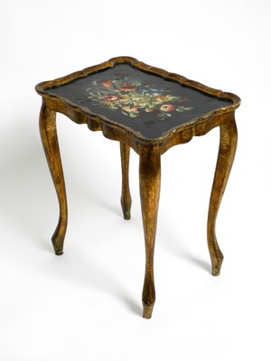 Gilded Frame Wooden Side Table, 1900-RR-1314101