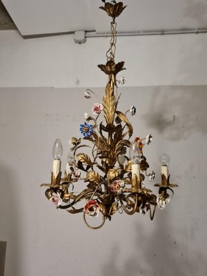 Gilded Iron Chandelier-VYP-1215254