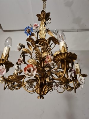 Gilded Iron Chandelier-VYP-1215254