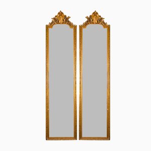 Gilded Wood Entre-Deux Mirrors, Set of 2-HLV-2033119