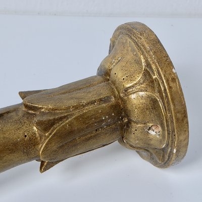 Gilded Wooden Wall Candleholder, 1950s-XSG-1737143