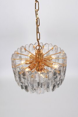 Gilt Brass and Crystal Glass Chandelier Palazzo from Kalmar, Austria, 1970s-UGR-1085806