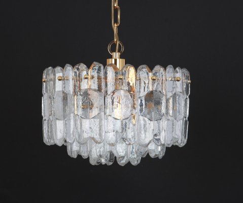 Gilt Brass and Crystal Glass Chandelier Palazzo from Kalmar, Austria, 1970s-UGR-1085806