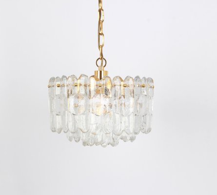 Gilt Brass and Crystal Glass Chandelier Palazzo from Kalmar, Austria, 1970s-UGR-1085806