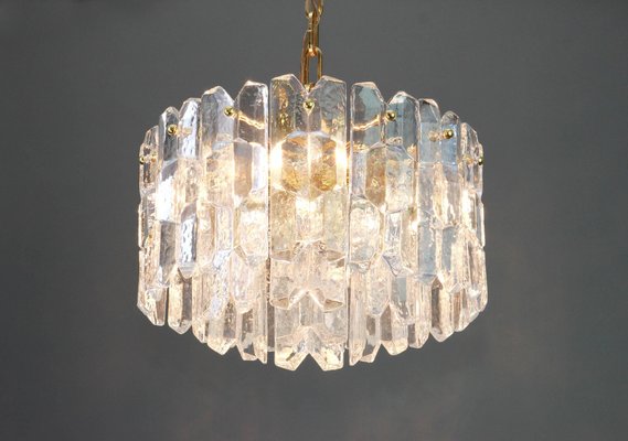 Gilt Brass and Crystal Glass Chandelier Palazzo from Kalmar, Austria, 1970s-UGR-1085806