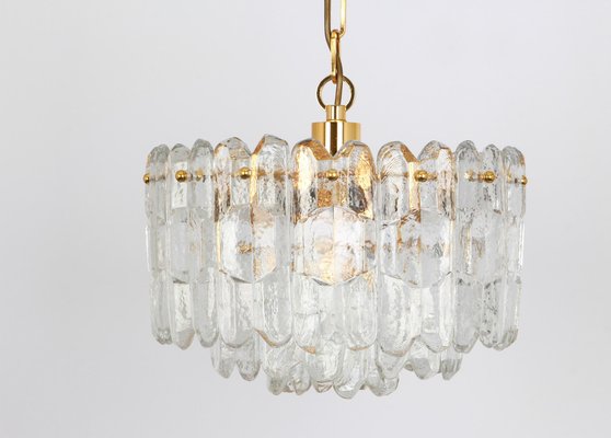 Gilt Brass and Crystal Glass Chandelier Palazzo from Kalmar, Austria, 1970s-UGR-1085806