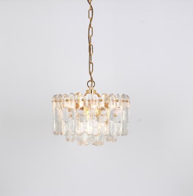 Gilt Brass and Crystal Glass Chandelier Palazzo from Kalmar, Austria, 1970s-UGR-1085806