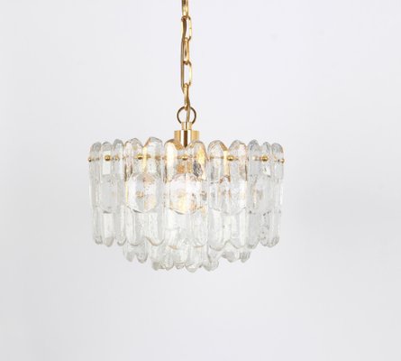 Gilt Brass and Crystal Glass Light Chandelier Palazzo from Kalmar, Austria, 1970s-UGR-1085862