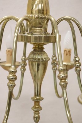 Gilt Brass Ceiling Lamp, 1950s-DCO-852562