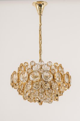 Gilt Brass Chandelier by Sciolari Design for Palwa, Germany, 1970s-UGR-1294408