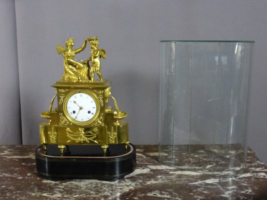 Gilt Bronze Clock, 1900s-WSV-1028756