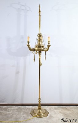 Gilt Bronze Floor Lamp, Late 19th Century-RVK-1701003