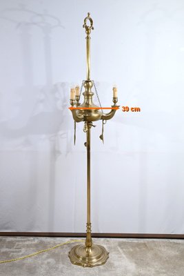 Gilt Bronze Floor Lamp, Late 19th Century-RVK-1701003