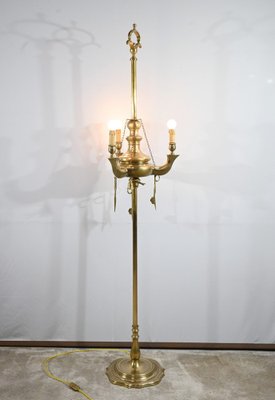 Gilt Bronze Floor Lamp, Late 19th Century-RVK-1701003