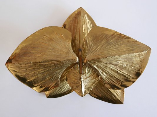 Gilt Bronze Sconce by Chrystiane Charles for Charles Et Fils, Paris, 1980s-WPT-1152676