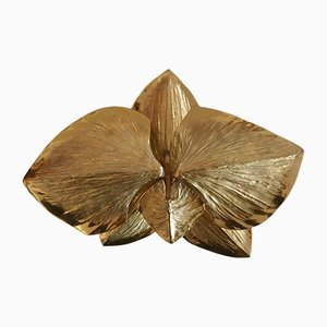 Gilt Bronze Sconce by Chrystiane Charles for Charles Et Fils, Paris, 1980s-WPT-1152676