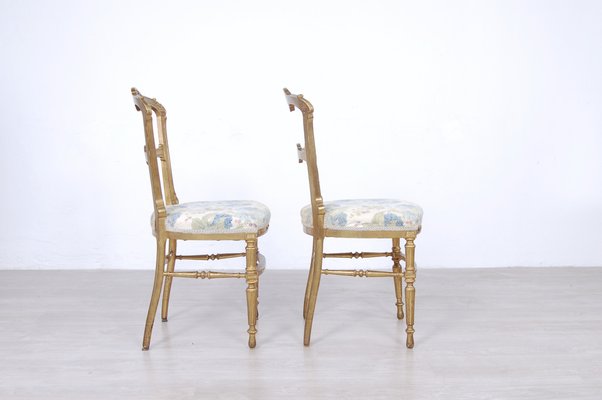 Gilt Chairs, 1800s, Set of 2-XSG-980350