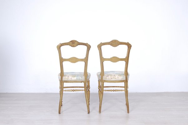 Gilt Chairs, 1800s, Set of 2-XSG-980350