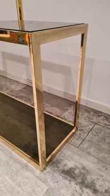 Gilt Console in the Style of Belgo Chrom or Maison Jansen, 1970s-WBX-1182713