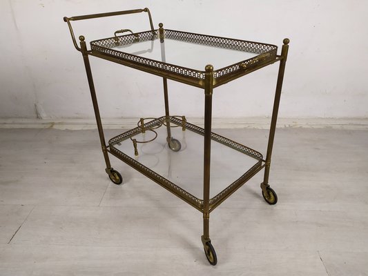 Gilt Serving Bar Cart, 1970s-EAD-1716641