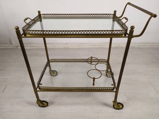 Gilt Serving Bar Cart, 1970s-EAD-1716641