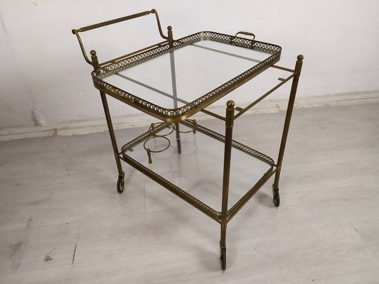 Gilt Serving Bar Cart, 1970s-EAD-1716641