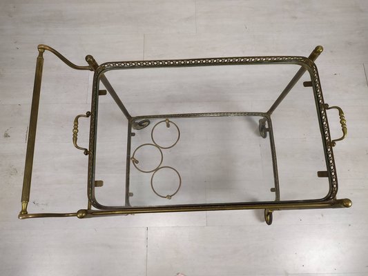 Gilt Serving Bar Cart, 1970s-EAD-1716641