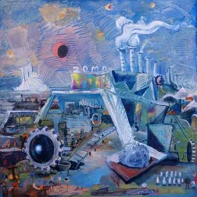 Giorgi Kukhalashvili, The Birth of the New World, 2018, Oil on Canvas-CHG-1295359