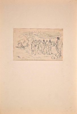 Giorgio De Chirico, Mr. Dudron, Pen Drawing, 1945-ZCI-1762352