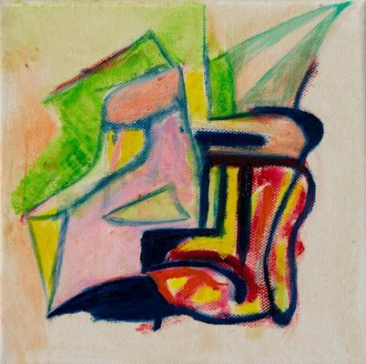 Giorgio Lo Fermo, Acid Composition, Oil Painting, 2020-ZCI-792521