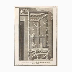 Giovanni Elia Morghen, Ancient Roman Fresco Herculaneum, Etching, 18th Century-ZCI-1423485