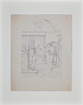 Giovanni Fontana, the Announcement, Original Drawing, 16th Century-ZCI-924664