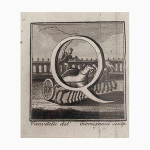 Giovanni Mignani, Antiquities of Herculaneum: Letter Q, Etching, 18th Century-ZCI-2024905