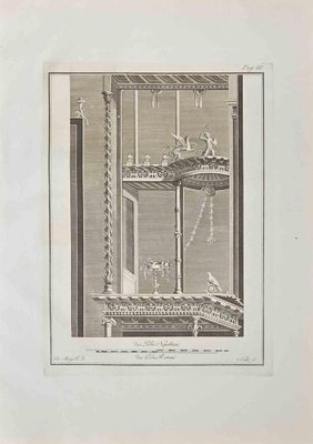 Giovanni Morghen, Ancient Roman Decorations, Etching, 18th Century-ZCI-1453294