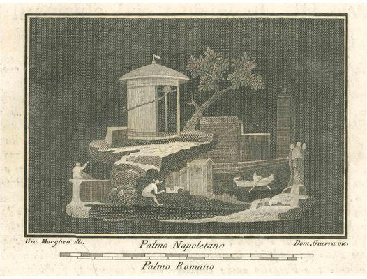 Giovanni Morghen, Ancient Roman Scene, Etching, 18th Century-ZCI-1759273