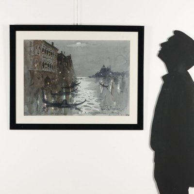 Giulio Falzoni, Venice, Watercolor on Paper-VMM-2026037