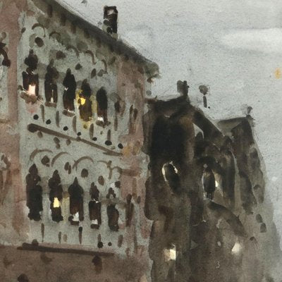 Giulio Falzoni, Venice, Watercolor on Paper-VMM-2026037