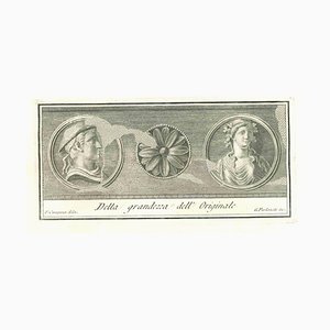 Giuseppe Furlanetti, Ancient Roman Fresco, Etching, 18th Century-ZCI-1788539