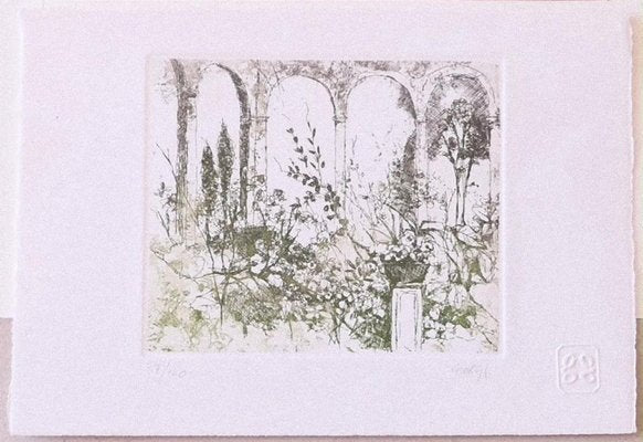 Giuseppe Giorgi - Landscape - Original Etching on Paper - 1980s-ZCI-909840