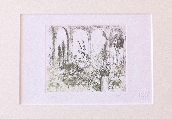 Giuseppe Giorgi - Landscape - Original Etching on Paper - 1980s-ZCI-909840