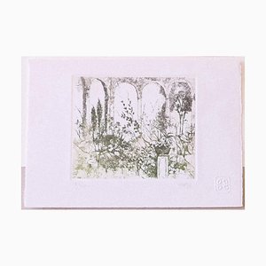 Giuseppe Giorgi - Landscape - Original Etching on Paper - 1980s-ZCI-909840