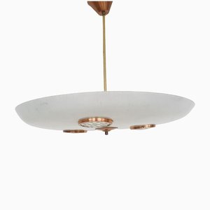 Glass and Brass Ceiling or Pendant Light-ZO-1128747